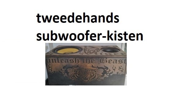 subwoofer kist tweedehands