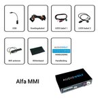 Wireless CarPlay/Android interface Alfa Romeo Stelvio / Giulia 16-19 Modellen