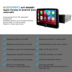 DAB+ navigatiesysteem voor Alfa Romeo 147 en GT | CarPlay en Android Auto | XPA-800RDAB