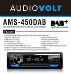 DAB / BT autoradio Volvo S60, V70, XC70 | 4×50 watt | multicolor | Audiovolt AMS-450DAB
