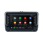 Wireless CarPlay en Android auto navigatie geschikt voor Volkswagen Seat Skoda | 7” QLED RNS vorm | 4+64GB 8-core | D040Q