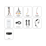 7-inch QLED draadloos CarPlay en Android auto navigatie geschikt voor Volkswagen Seat Skoda RNS vorm | 4GB ram 8-core | D040Q