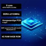 QLED 10” navigatie voor Volkswagen Touran 2016-2018 | Apple Carplay en Android auto | 8-core 4+64GB | DSP sound | AV-D040Q