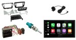 Wireless Apple Carplay & Android auto navigatie geschikt voor Volkswagen Up, Seat Mii, Skoda Citigo 4x80W Audiovolt XPA-675BT piano zwart