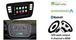 Wireless Apple Carplay & Android auto navigatie geschikt voor Volkswagen Up, Seat Mii, Skoda Citigo 4x80W Audiovolt XPA-675BT piano zwart