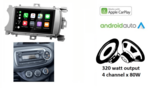 DAB+ Wireless Apple Carplay & Android auto navigatie voor Toyota Yaris 2011-2014 Audiovolt XPA-675DBT