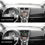 DAB+ Wireless Apple Carplay & Android auto navigatie voor Toyota Verso-S 2011-2015 Audiovolt XPA-675DBT