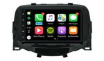 Wireless Carplay en Android octa core navigatie geschikt voor Toyota Aygo / Citroen C1 / Peugeot 108 bj 2014+