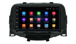 Wireless Carplay en Android octa core navigatie geschikt voor Toyota Aygo / Citroen C1 / Peugeot 108 bj 2014+