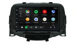 Wireless Carplay en Android octa core navigatie geschikt voor Toyota Aygo / Citroen C1 / Peugeot 108 bj 2014+