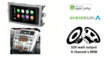 Wireless Apple Carplay & Android auto navigatie geschikt voor Toyota Verso 2009 – 2018 Audiovolt XPA-675BT