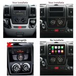 Navigatie voor Fiat Ducato | Peugeot Boxer | Citroen Jumper | Apple Carplay en Android auto | QLED 9” | 8-core 4+64GB | DSP sound | Qled AV-D040Q