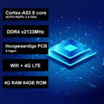 DAB+ autoradio navigatie voor Toyota Corolla Verso 2004-2009 | Apple Carplay en Android | DSP sound | Qled 9-inch ARG-900DAB