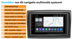Fiat Ducato | Peugeot Boxer | Citroen Jumper | Draadloos Car link navigatie | complete set | Android | WIFI | DAB+ autoradio