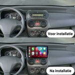 Citroen Nemo, Peugeot Bipper, Fiat Fiorino, Qubo 2008-2017 Apple Carplay en Android auto navigatie | DSP sound | octa core 64GB | Qled 10-inch AV-D040Q