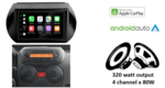 wireless Apple Carplay & Android auto voor CITROËN Nemo | PEUGEOT Bipper | Fiat Fiorino, Qubo 2008+ autoradio – navigatie 4x80W