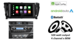 DAB+ TOYOTA Corolla 2013-2016 wireless Apple Carplay & Android auto autoradio – navigatie 4x80W Audiovolt XPA-675DBT