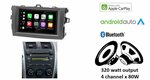 DAB+ Wireless Apple Carplay & Android auto navigatie voor TOYOTA Corolla 2007-2013 Audiovolt XPA-675DBT