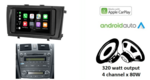 Wireless Apple Carplay & Android auto autoradio voor TOYOTA Avensis (T270) 2009–2015 – navigatie 4x80W Audiovolt XPA-675BT