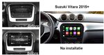 Geschikt voor Suzuki Vitara 2015+ navigatie draadloos Car link en Android 11 | DDR4 octa core 9 inch