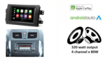 DAB+ Wireless Apple Carplay & Android auto navigatie voor Suzuki SX4 / Fiat Sedici Audiovolt XPA-675DBT