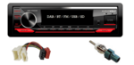 DAB / BT autoradio Dacia Sandero 2008-2012 | 4×50 watt | multicolor | Audiovolt AMS-450DAB