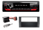 DAB / BT autoradio Ford Focus 2, C-max, S max, Fiesta | 4×50 watt | multicolor | Audiovolt AMS-450DAB