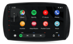 Smart fortwo 2016+ Carplay en Android navigatie 9” | DAB+