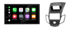 Voor FORD Fiesta 2008-2017 (zwart met display) wireless Apple Carplay & Android auto navigatie – Audiovolt XPA-675BT