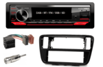 DAB / BT autoradio Seat Mii, Skoda Citigo | 4×50 watt | multicolor | Audiovolt AMS-450DAB