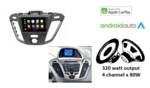 Wireless Apple Carplay & Android auto navigatie geschikt voor Ford Transit Custom 2012+ Audiovolt XPA-675BT