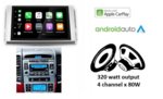 Wireless Apple Carplay & Android auto navigatie voor Hyundai Santa Fe 2006-2012 4x80W Audiovolt XPA-675BT