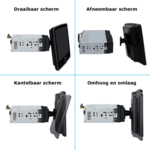 DAB+ navigatiesysteem voor Renault Trafic 2021-2024 | CarPlay en Android Auto | XPA-800RDAB