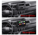 Geschikt voor Renault Master 2019+ navigatie draadloos Car link en Android 12 | DDR4 octa core 10 inch premium