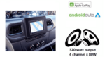 Wireless Apple Carplay & Android auto navigatie geschikt voor NISSAN NV400 OPEL MOVANO RENAULT MASTER 2019-2023 Audiovolt XPA-675BT
