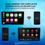 DAB+ autoradio navigatie voor Renault Master 2019+ Apple Carplay en Android | DSP sound | Qled 9-inch ARG-1000DAB