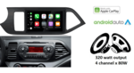 Wireless Apple Carplay & Android auto navigatie geschikt voor KIA Picanto (TA) 2011 – 2017 4x80W Audiovolt XPA-675BT