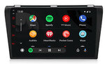 Mazda 3 bj 2004 – 2009 navigatie draadloos Car link en Android 11 | DDR4 octa core | DAB+ autoradio | Full HD 9” scherm