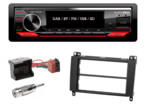 DAB / BT autoradio Mercedes A klasse, B klasse, Vito, Viano, Sprinter | 4×50 watt | multicolor | Audiovolt AMS-450DAB