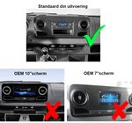 Geschikt voor Mercedes Sprinter 2018+ navigatie draadloos Carlink en Android 11 | DDR4 octa core 10inch
