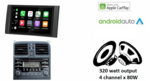 DAB+ Wireless Apple Carplay & Android auto navigatie voor Nissan Micra, Note, Almera, Juke Audiovolt XPA-675DBT