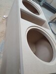 subwoofer kist op maat (dual subwoofers)