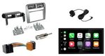 DAB+ Wireless Apple Carplay & Android auto navigatie geschikt voor FIAT Grande Punto 2005-2010 Audiovolt XPA-675DBT (zilver)
