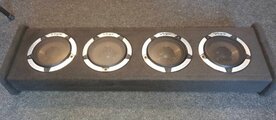 hoederplank kist 4x (6.5&rdquo;(165mm) 2-way Coaxial speaker 180 Watt)