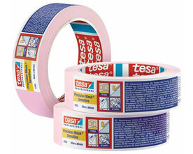 Tesa Precision Mask Sensitive 04333 L.50mtr x B. 25mm Roze (Per 6 Stuks)