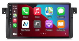 Navigatie voor BMW 3-serie E46 Apple Carplay en Android auto | QLED 9&rdquo; | 8-core 4+64GB | DSP sound | AV-D040Q