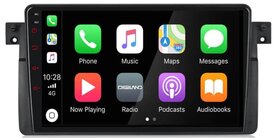 DAB+ autoradio navigatie voor BMW E46 3-serie | Apple Carplay en Android | DSP sound | Qled 9-inch ARG-900DAB