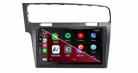 QLED 10&rdquo; navigatie voor Volkswagen Golf 7 2013-2017 (grijs) | Apple Carplay en Android auto| 8-core 4+64GB DSP sound | 10-inch AV-D040Q