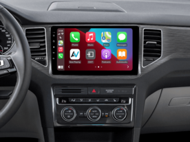 DAB+ autoradio navigatie voor Volkswagen Golf Sportsvan 2015+ | Apple Carplay en Android | DSP sound | Qled 10-inch ARG-1000DAB