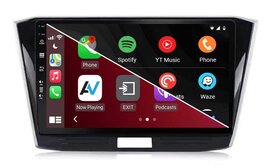 QLED 10&rdquo; navigatie voor Volkswagen Passat 2016-2018 | Apple Carplay en Android navigatie | 8-core 4+64GB | DSP sound | AV-D040Q